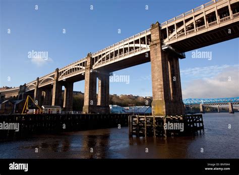 The High Level Bridge River Tyne Newcastle Upon Tyne Stock Photo Alamy