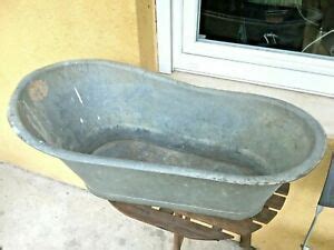 Check out our galvanized bathtub selection for the very best in unique or custom, handmade pieces from our bathroom décor shops. Antique Vintage Galvanized Kid Cowboy Bathtub Metal Tin ...