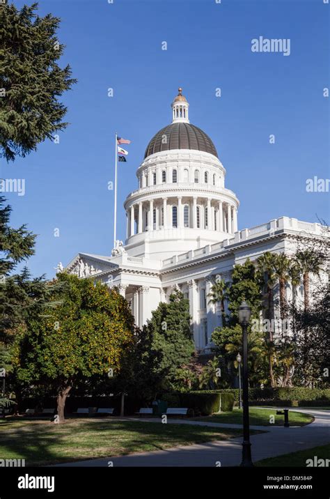 California State House And Capitol Building Sacramento Stock Photo Alamy