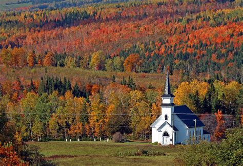 Country Church In Autumn Photograph By Derek Grant