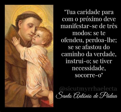 Santo Antônio De Pádua Citações Católicas Santo Antônio De Pádua