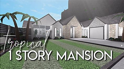 Mansion Bloxburg House Ideas 1 Story Layout Premium Design Up To