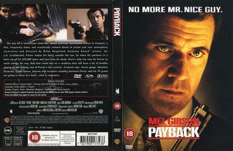 Movie Memorabilia Emporium Payback Uk Dvd Cover