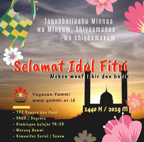 Selamat Idul Fitri 1440 H 2019 M Yayasan Abdi Mulia Masyarakat