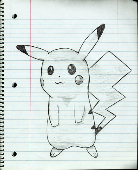 Pikachu Sketch By Schererererer On Deviantart