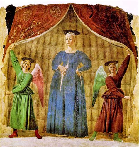 Piero Della Francesca Mother And Child In Italian Early