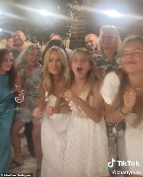 Amanda Holden Enjoys A Boogie With Her Lookalike Daughters Lexi And Hollie 10 In Sicily