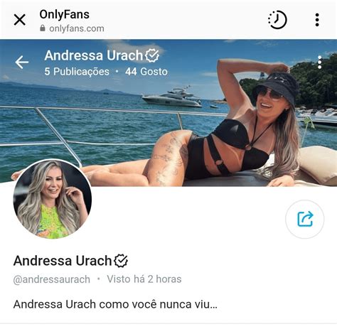 Vem Nude Andressa Urach Anuncia Estreia No OnlyFans R7