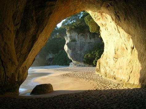 Cathedral Cove Coromandel Peninsula Nz On This Early Mor Flickr