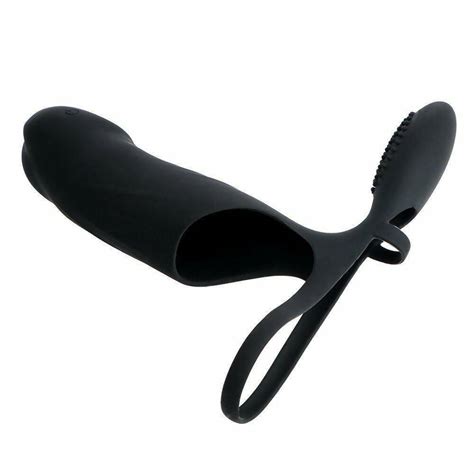multispeed finger vibrator sleeve clitoris silicone stimulation massager toys ebay