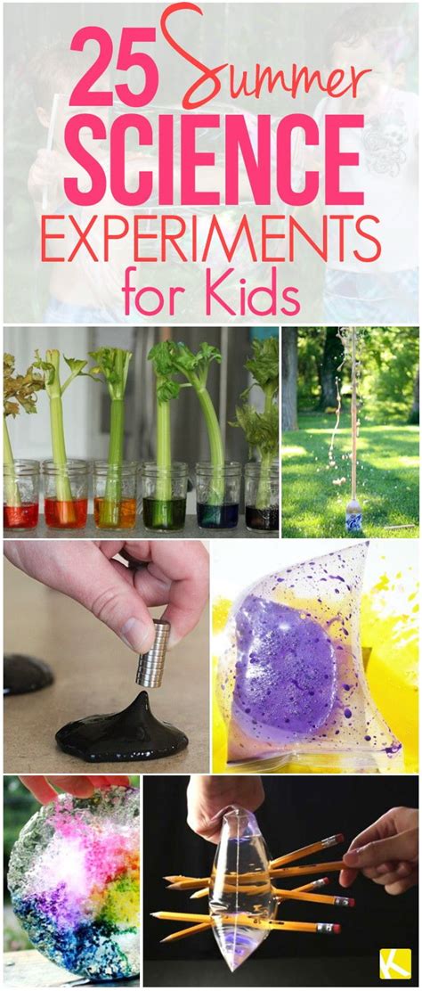 24 Easy Summer Science Experiments For Kids Summer Science