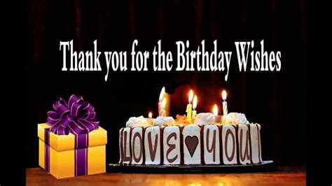 Warm wishes for a fantastic birthday celebration. Thank You For The Birthday Wishes - YouTube
