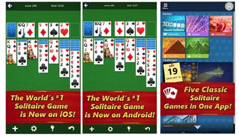 Microsoft Brings Its Solitaire Collection To Ios And Android Devices