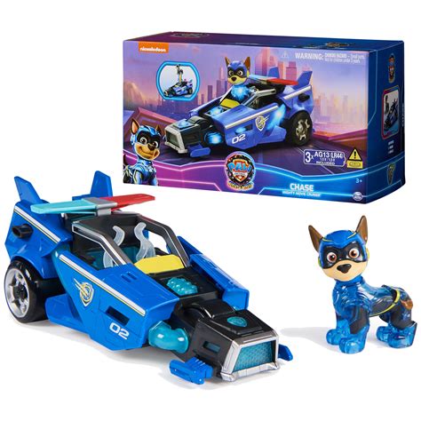buy paw patrol the mighty movie toy car with chase mighty pups action figure lights and