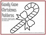 Free Candy Cane Template Printable | Free Printable A to Z