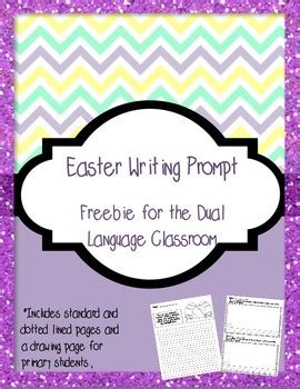 Below each picture is a simple writing prompt that poses a question or invites the student to continue the story. Free Easter Writing Prompt by MM Bilingual | Teachers Pay ...