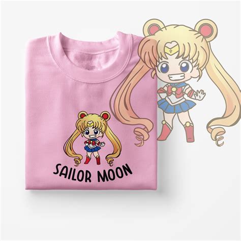 Sailor Moon T Shirt Chibi Design Sailormoon Shirt By Anyprint Shopee