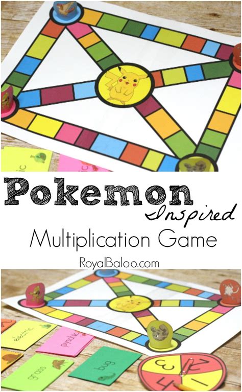 Multiplication word problems (6th grade). Multiplication Game inspired by Pokemon - Royal Baloo