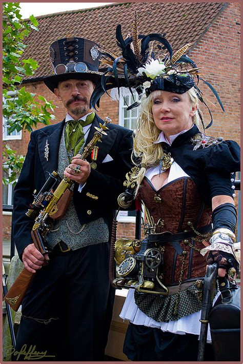 Steampunk Fashion Guide Classy Coordinated Steampunk Couple