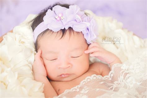 Purple Inspired Baby Photos Los Angeles Based Photo