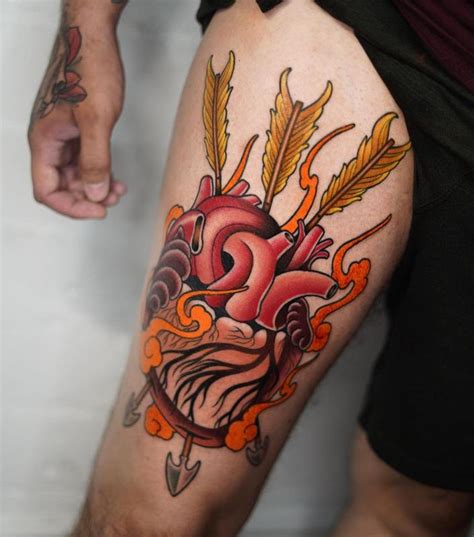 Arrow Heart Tattoo By Gabe Motta Tattoonow