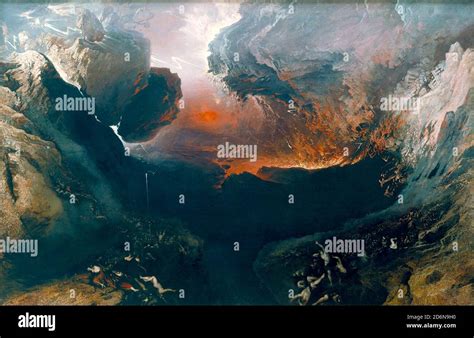 The Great Day Of His Wrath Painting By John Martin Stock Photo Alamy