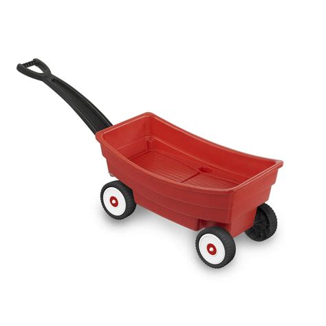 American Plastic Toys Kids Deluxe Wagon 2 Seats Red