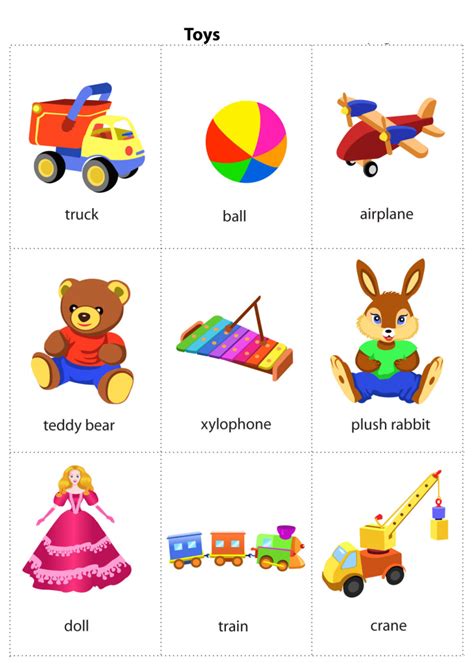 92 Atividades De Inglês Vocabulário Flashcards Brinquedos Em Ingles