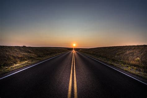 Hd Wallpaper Landscape Road Asphalt Mountains Sky Wallpaper Flare