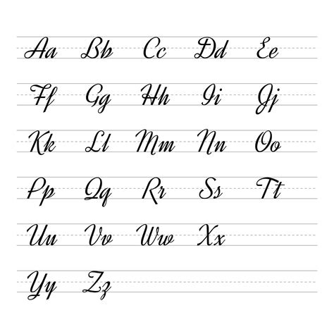 Cursive Alphabet Worksheets Free Printable Printable World Holiday