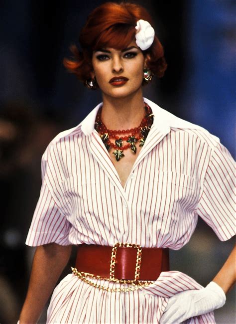 Linda Evangelista Walked For Chanel Runway Show Ss 1992 Linda