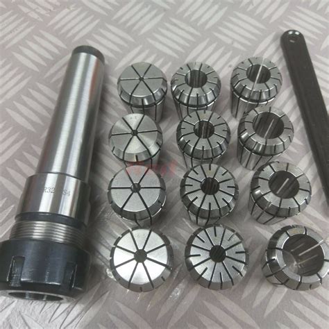 Er32 Mt4 Collet And Chuck Set 14pc Metex Quality Accuracy Free Shipping Milling Machine Lathe