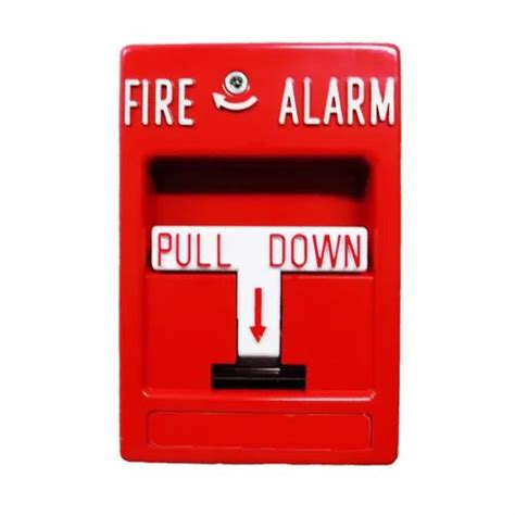 Red Fire Alarm Pull And Down Rs 3450 Piece Ibms Solution Technology Id 19963264912
