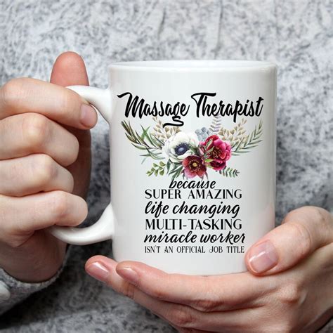 Personalized Massage Therapist T For Women L Thank You Etsy