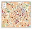 Mapa turístico detallada del centro de la ciudad de Múnich | Múnich ...