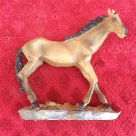 Small Brown Horse Figurine Ebay