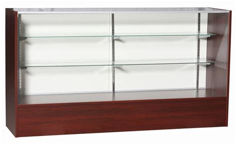 Full Vision Showcases Cherry Glass Display Cases