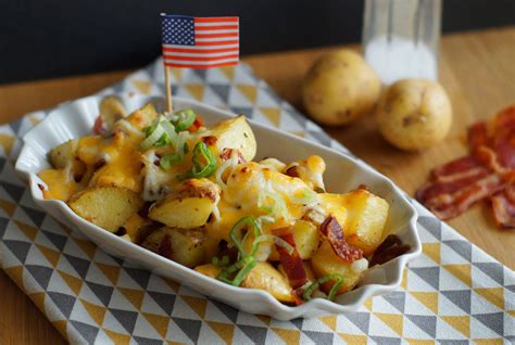 Crispy Cheese And Bacon Potatoes Usa Kulinarisch