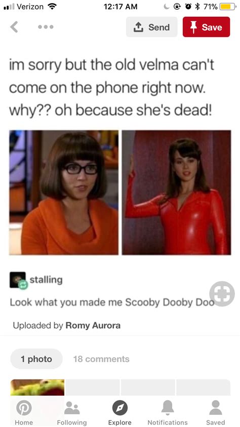 Pin By Lindsey Snedeker On Memes Scooby Doo Memes Velma Scooby Doo