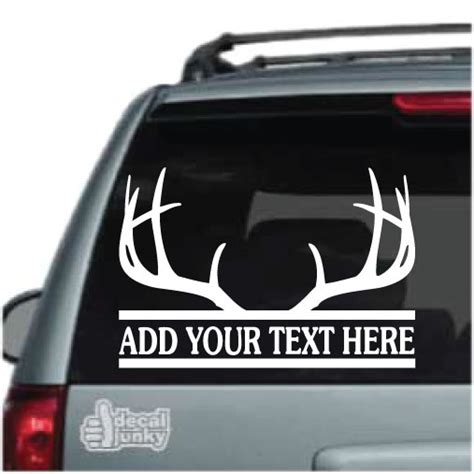 Deer Hunting Antler Truck Decal Fight Like A Lady Protect Your Rack Choose Quick Delivery