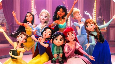 Ralph Breaks The Internet All Disney Princess Full Scene New 2019