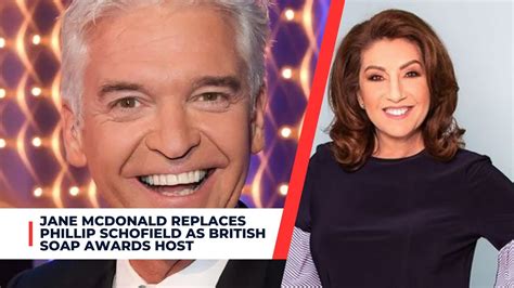 Jane Mcdonald Replaces Phillip Schofield As British Soap Awards Host Youtube