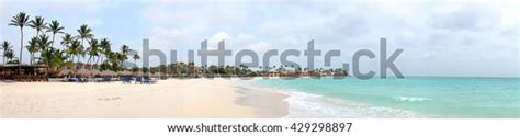 Panorama Manchebo Beach On Aruba Island Stock Photo 429298897