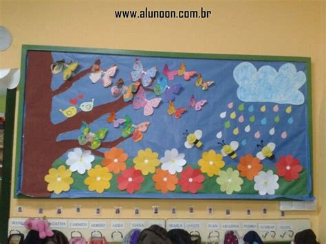 40 Ideias De Murais Para Primavera Educação Infantil E Fundamental
