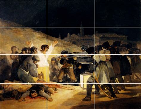 The painting's emotional force made this image a groundbreaking, archetypal picture of the horrors of war. 哥雅Francisco Goya(1746-1828)的1808 年5月3日﹝The Third of May, 1808﹞