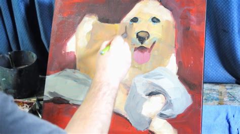 Painting A Golden Retriever Youtube