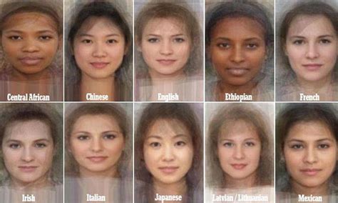 The Average Woman Revealed Study Blends Thousands To Faces To Find Wh
