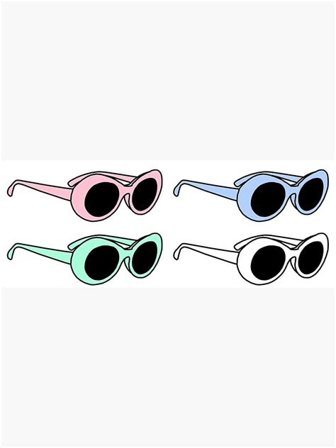 Clout Goggles Poster By Flashmanbiscuit Redbubble