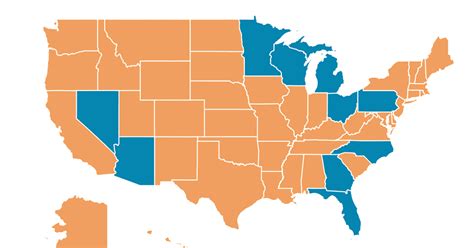 Swing States 2023 Wisevoter