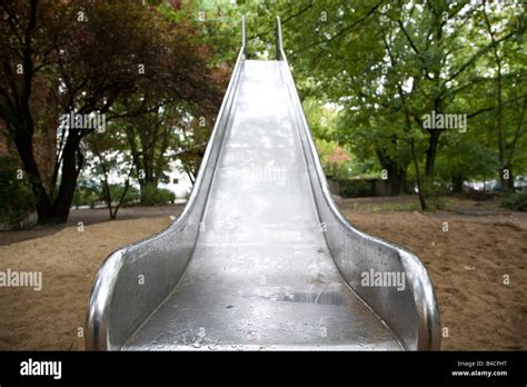 Slide In Playground Stock Photo Alamy